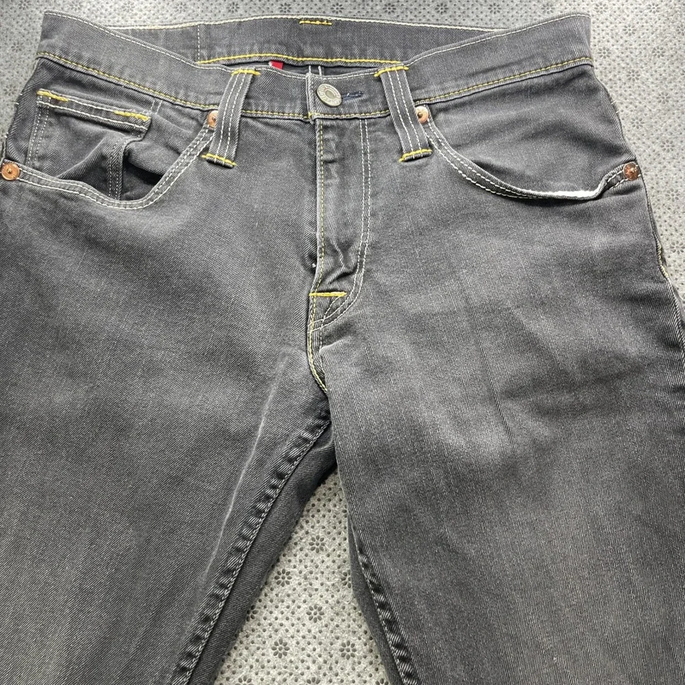 Levis 531 Athletic Slim Fit Jeans Mens 34x34 Fits W33xL32 Gray Charcoal Denim